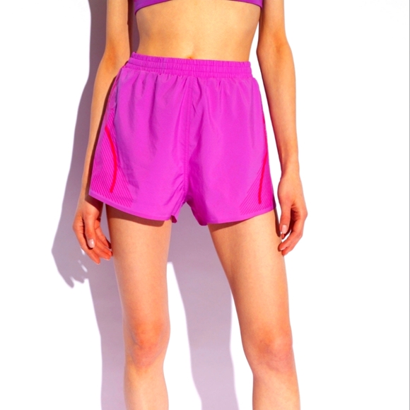 Adidas By Stella Mccartney XS Women's Pink Purple Athletic Running Shorts - Picture 1 of 3